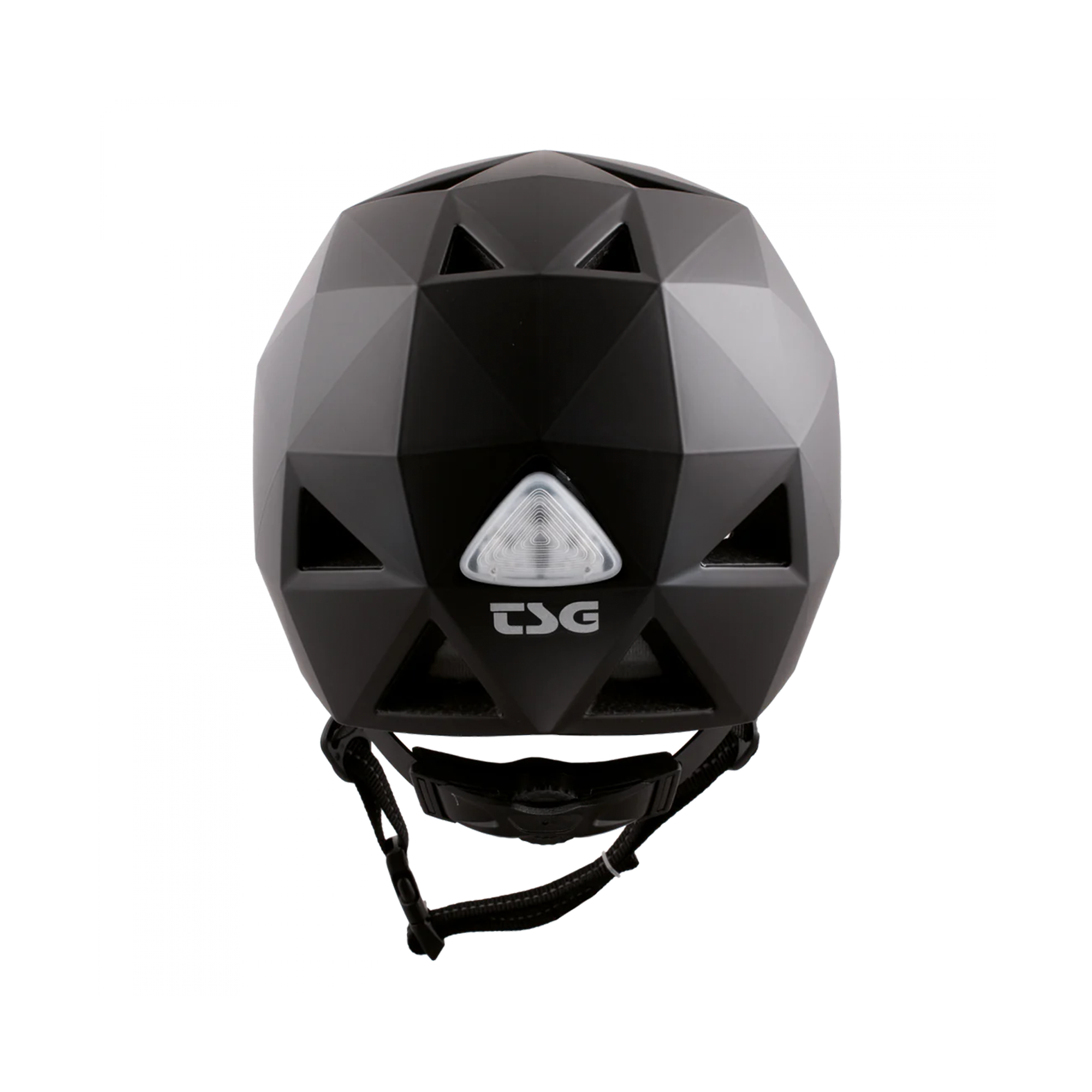 TSG Geo Solid Colour Rear LED Light Helmet