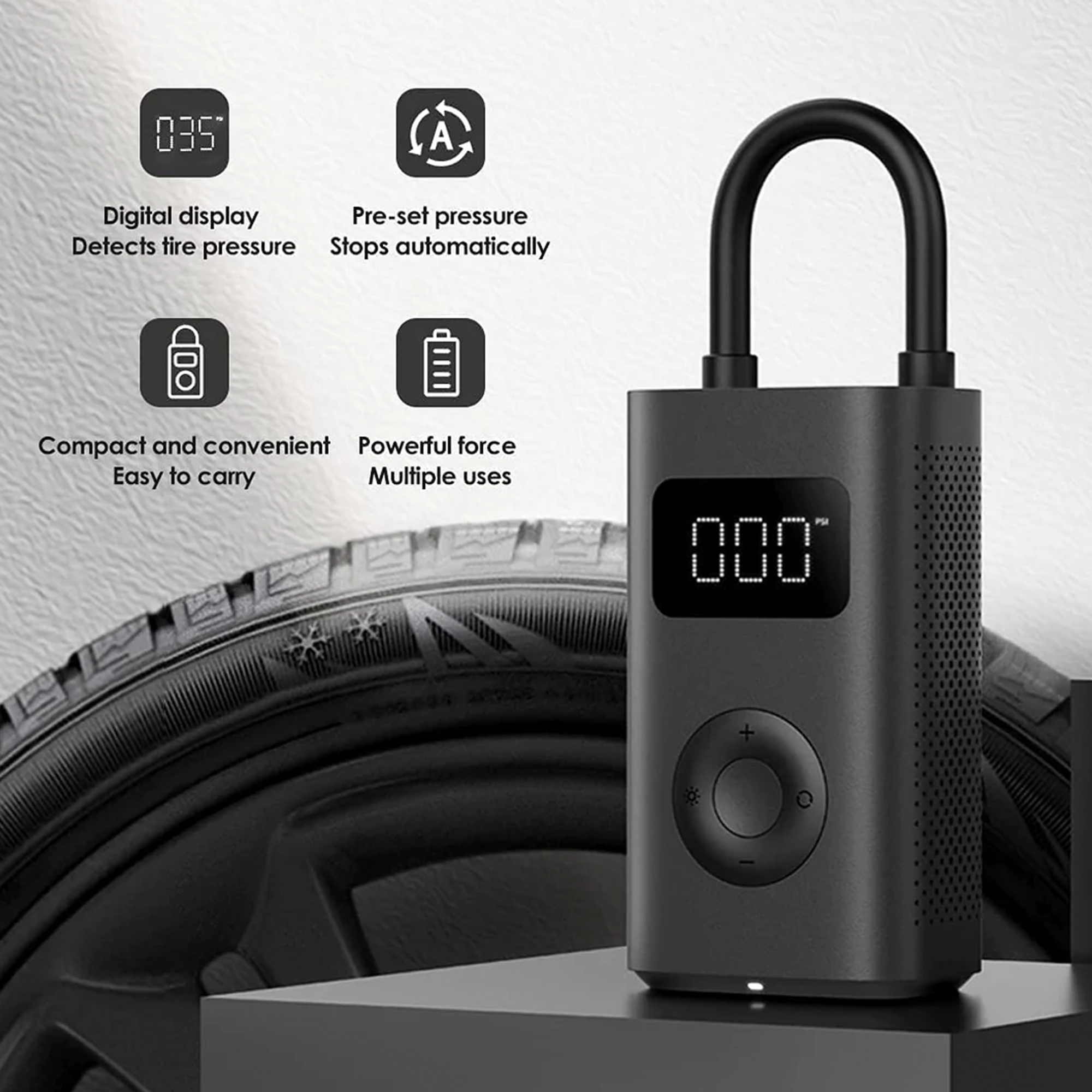 Xiaomi Mi Portable Air Compressor Pump New Upgraded Version