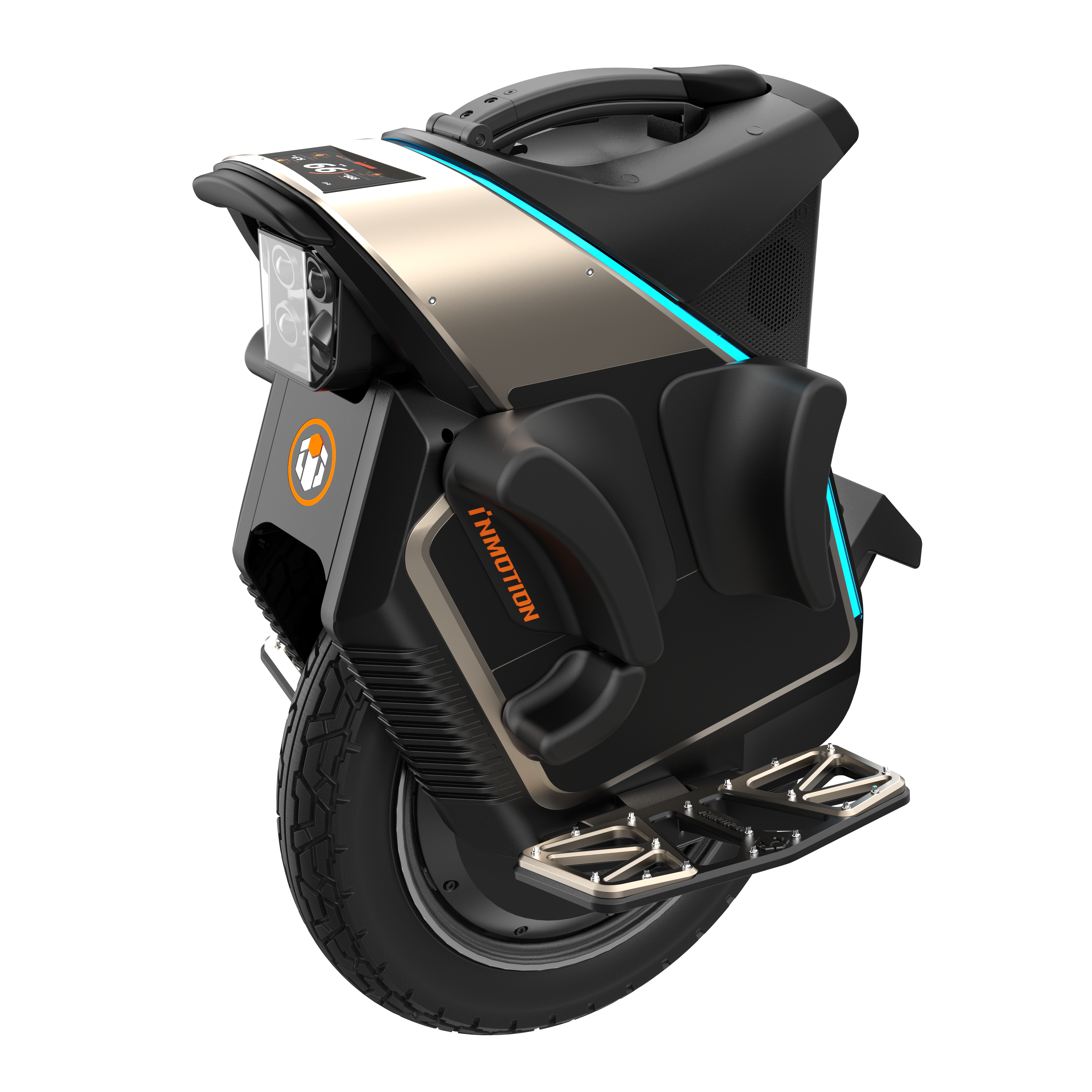 InMotion V12S electric unicycle front left side