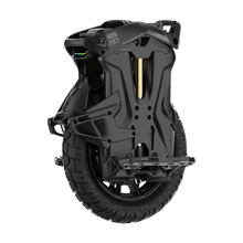 Black off-road tire with suspension system on a white background