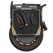 Black and orange personal mobility device with 'P6' and 'INMOTION' branding on a white background