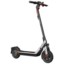 Electric scooter with brand logo on a white background
