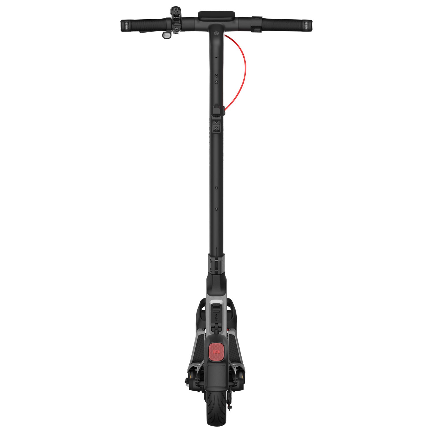 Black Segway electric scooter on a white background