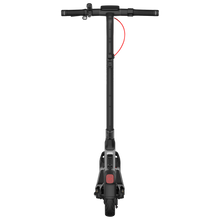 Black scooter on a white background